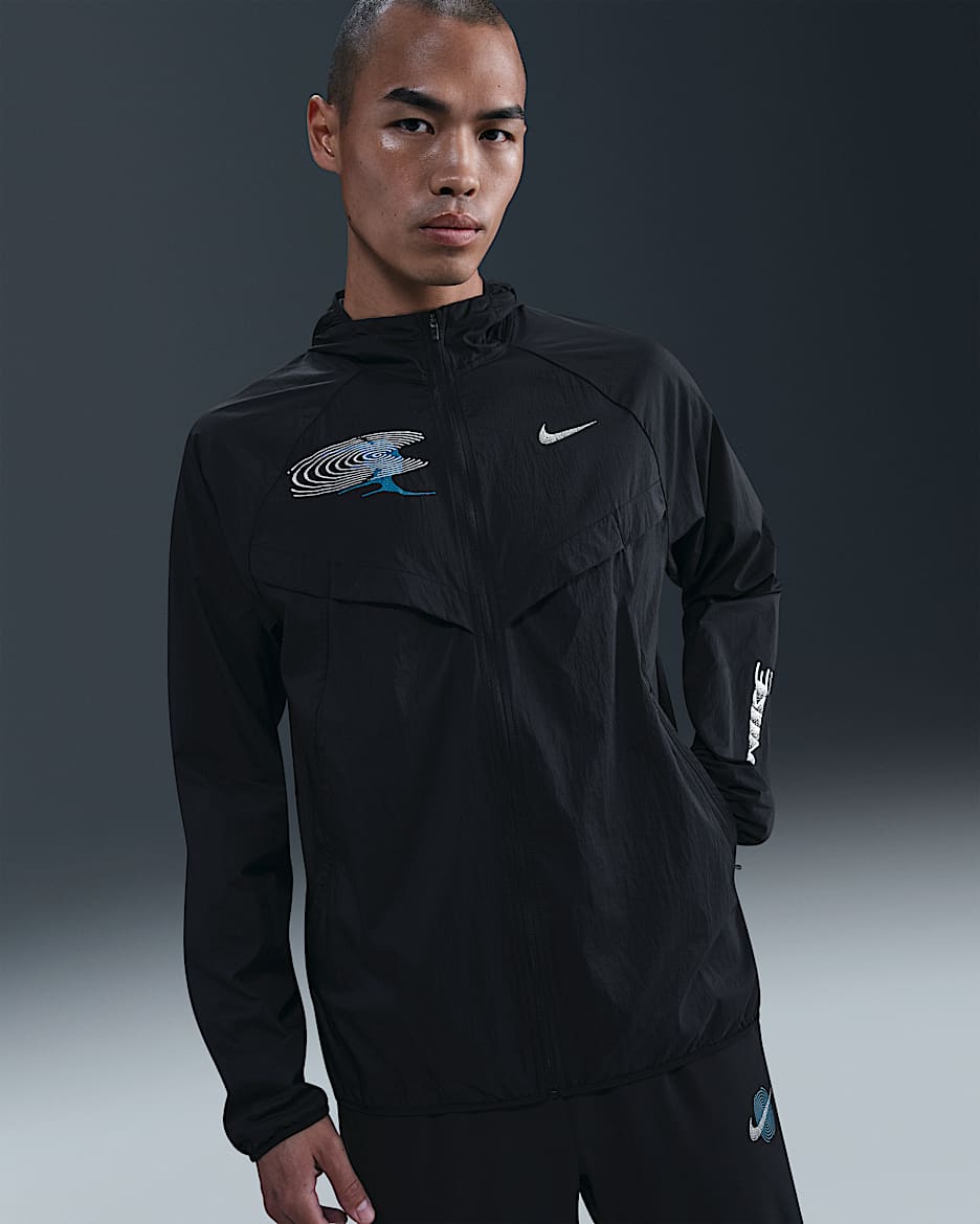 Nike UVプロテクションジャケット M ブラック Nike UVプロテクションジャケット M ブラック - メルカリ